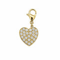 The Vow Charm | Pavé Heart
