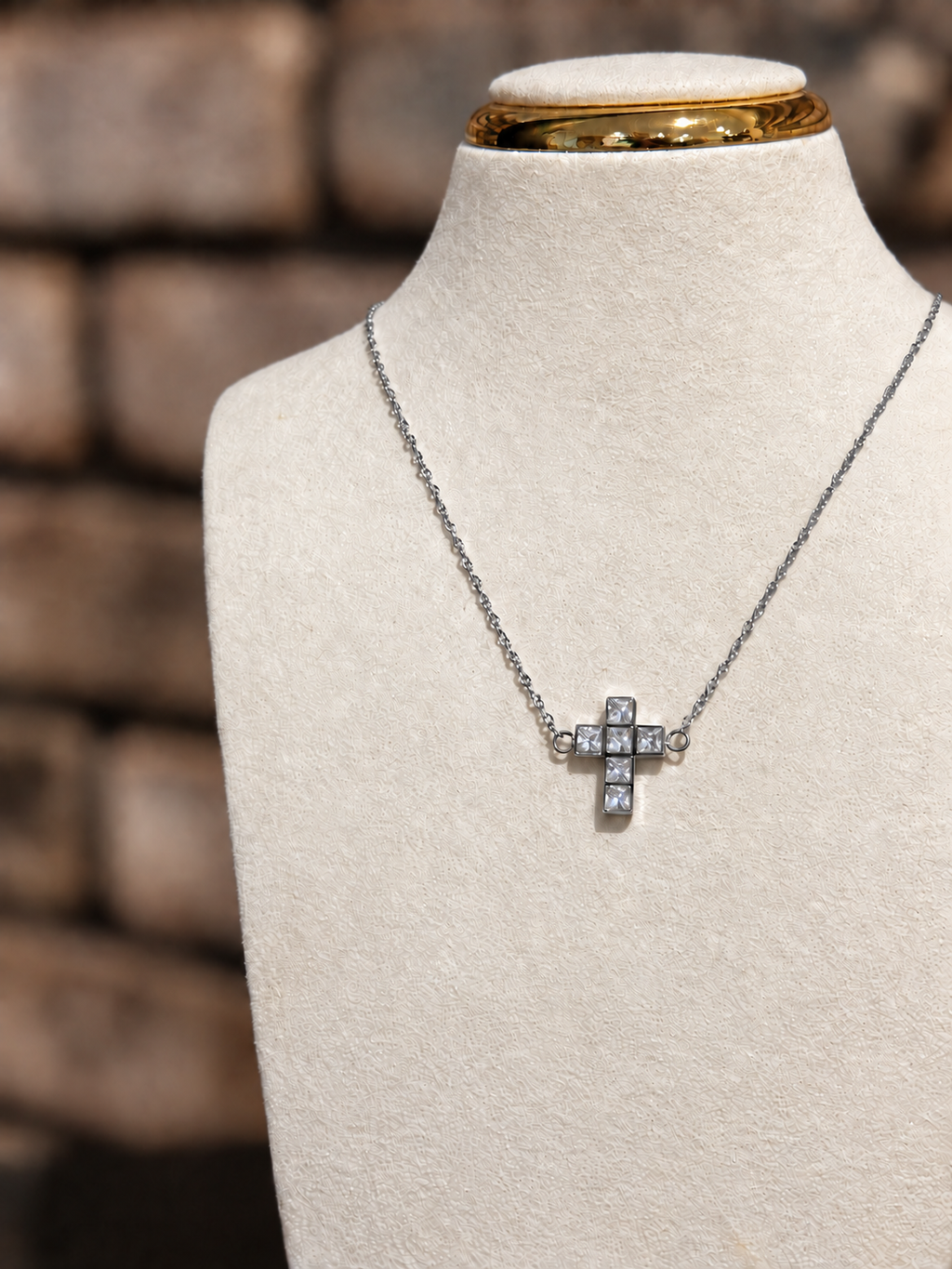 Clarity Cross Necklace