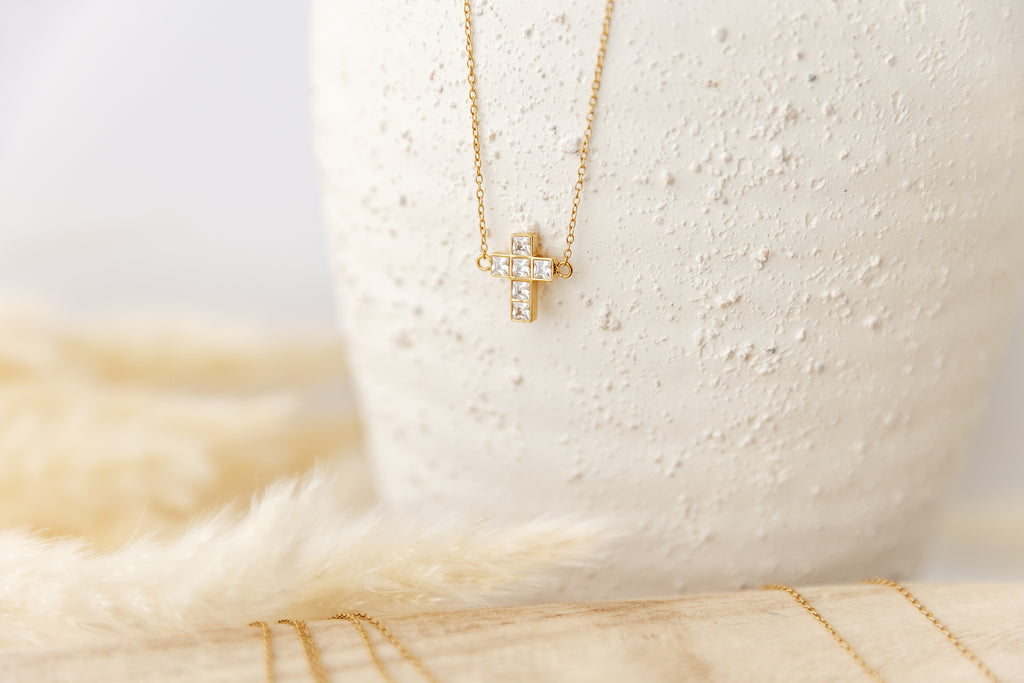 Clarity Cross Necklace