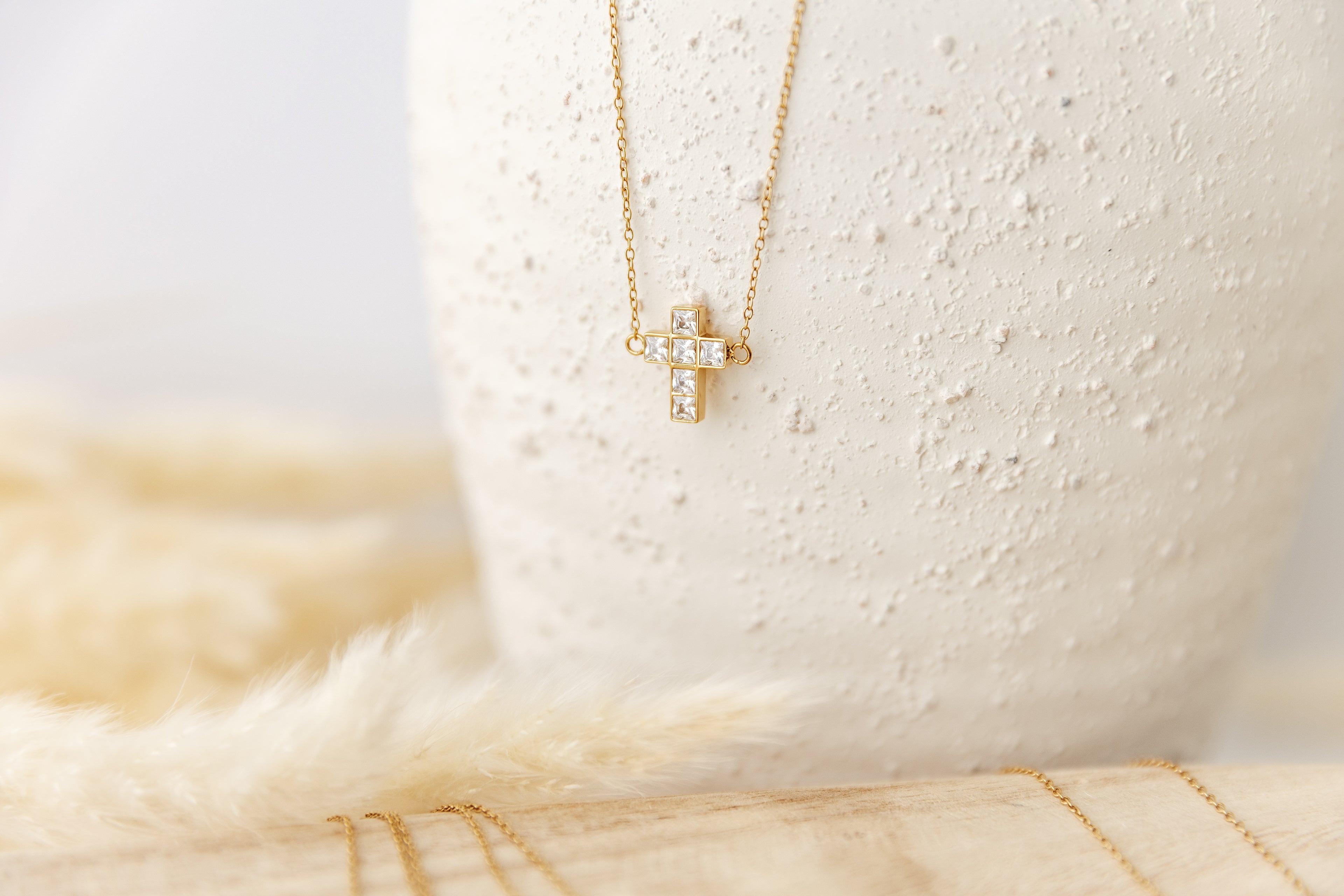 Clarity Cross Necklace