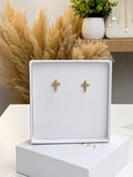 The Vow Earrings | Pavé Cross