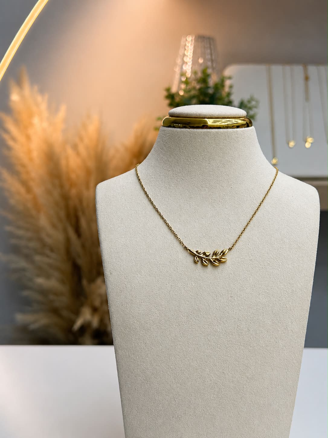 Olive Branch Necklace
