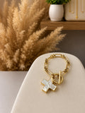 Faith Anchored (MOP) Bracelet