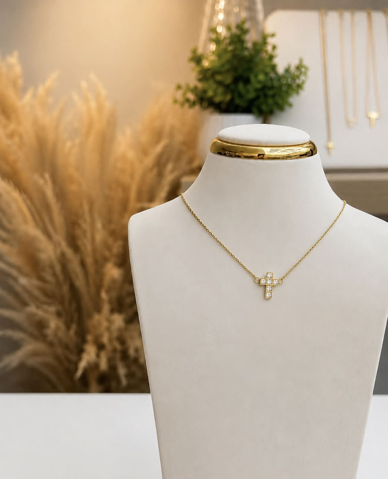 Clarity Cross Necklace